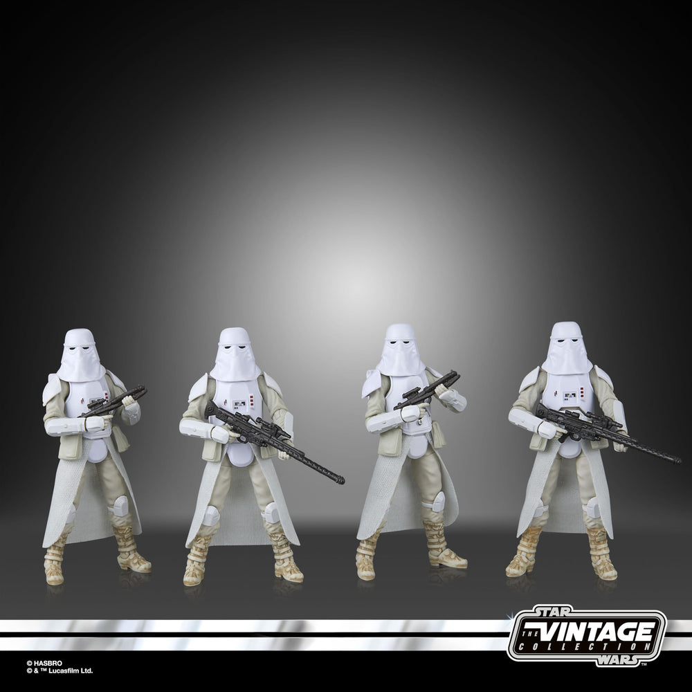 STAR WARS Vintage Collection Snowtrooper 4-Pack removable backpacks for authentic army-building