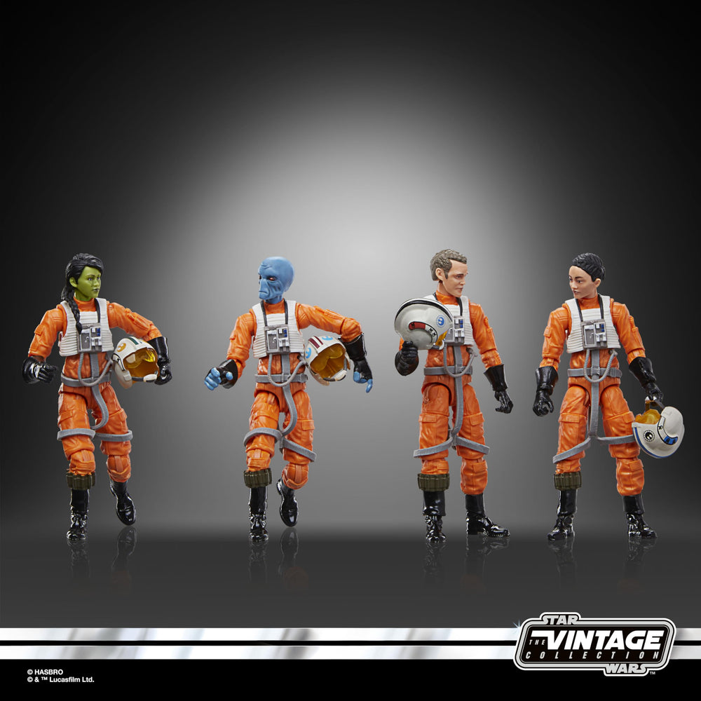 STAR WARS The Vintage Collection X-Wing Pilot box art for shelf display.
