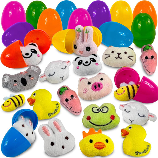 Stargo 36-pack colorful eggs with plush toys for exciting Easter egg hunts