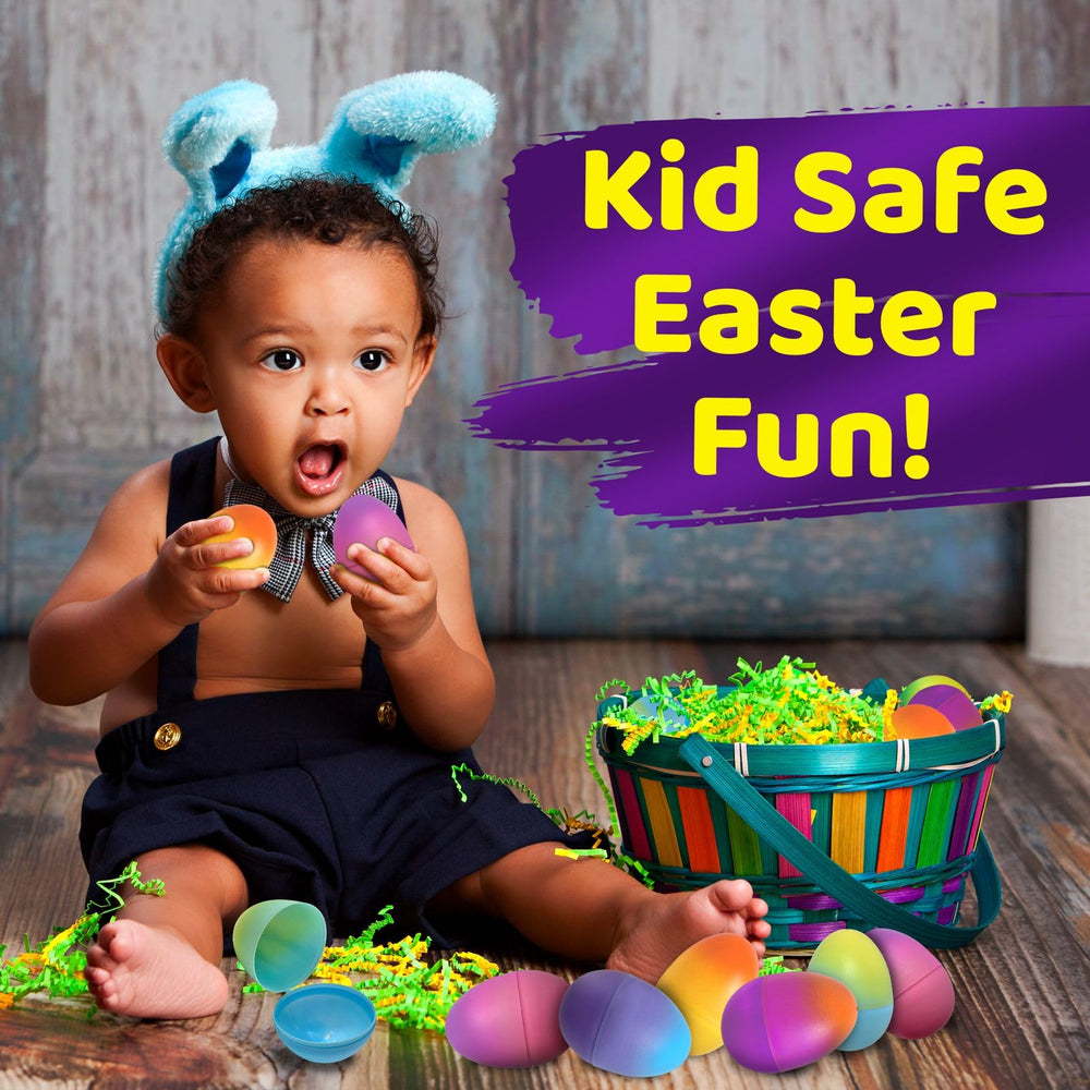 Durable Stargo plastic Easter eggs with secure closure