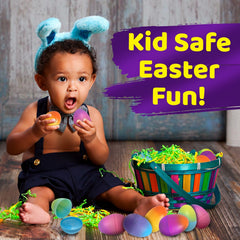 Durable Stargo plastic Easter eggs with secure closure