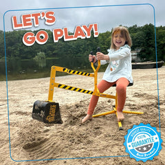 Stargo Sand Digger dig-and-dump action brings imaginative building play.