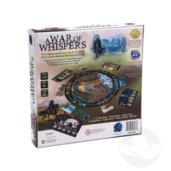 Starling Games A War of Whispers cards showcase intrigue and negotiation opportunities.