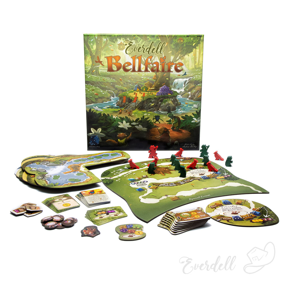Starling Games Everdell Bellfaire event cards for new goals