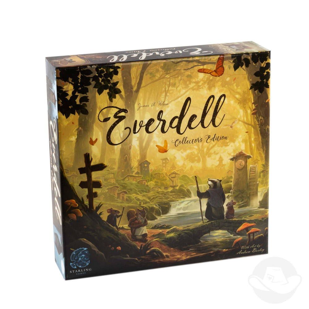 Starling Games Everdell deluxe collector box showcases premium packaging for organized play.