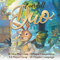 Starling Games Everdell Duo double-sided board enables varied setups.