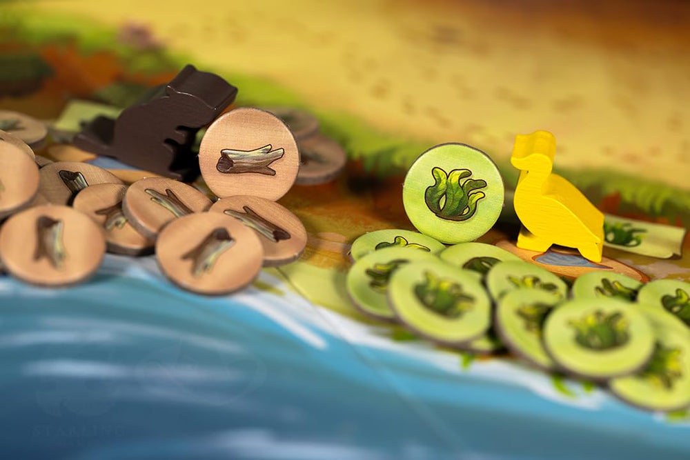 Starling Games Everdell Farshore workers placement action on the coast