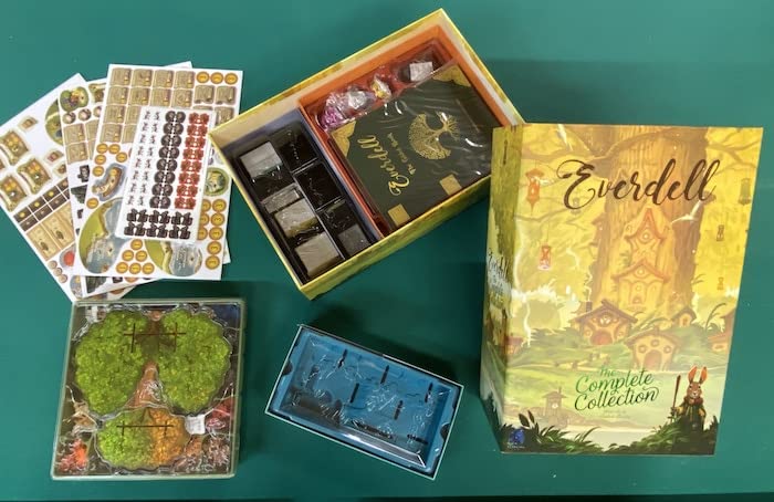 Starling Games Everdell glass pearls add sparkle and premium feel to resource display.