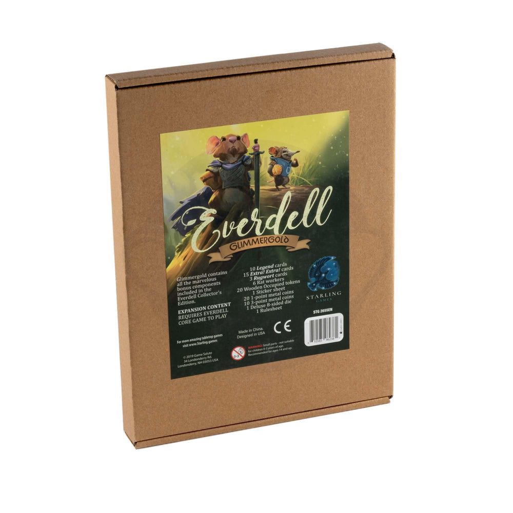 Starling Games Everdell Glimmergold premium tokens add weight to scoring