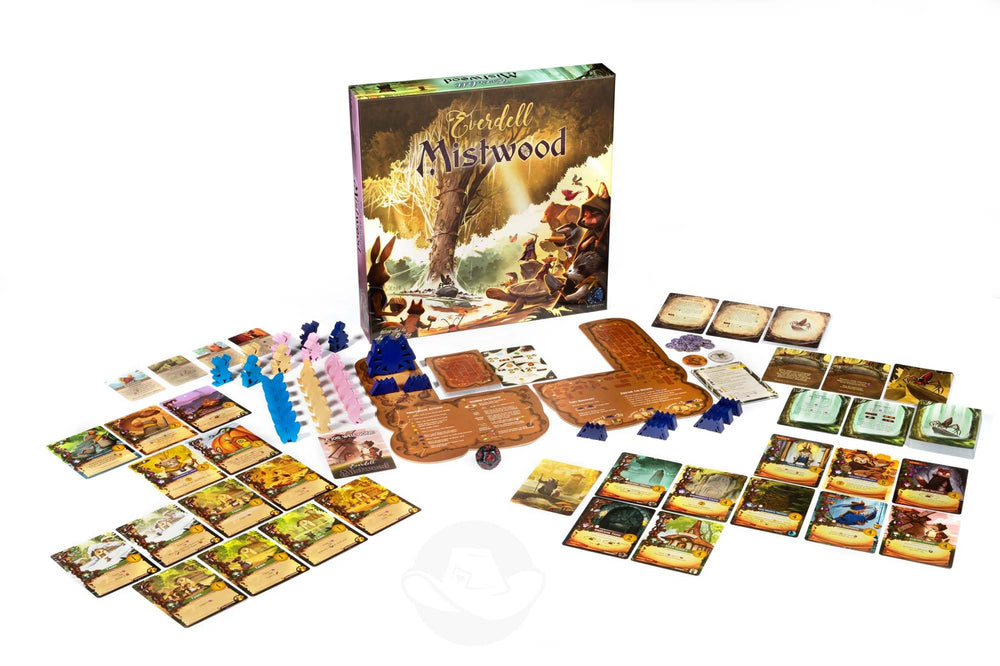 Starling Games Everdell Mistwood nightweave AI highlights strategic solo challenges and replayability.