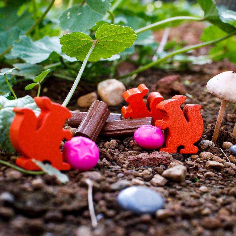 Starling Games Everdell wooden occupied tokens add tactile status cues.