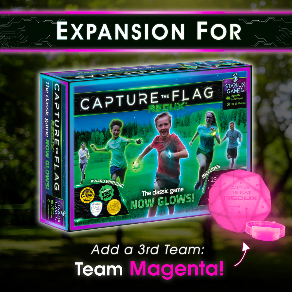 Starlux Games Capture The Flag Redux pieces light for 12+ hours