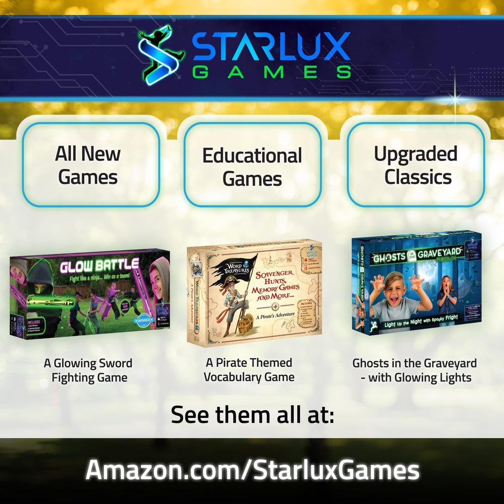 Starlux Glow battery-powered pieces stay visible through long sessions.