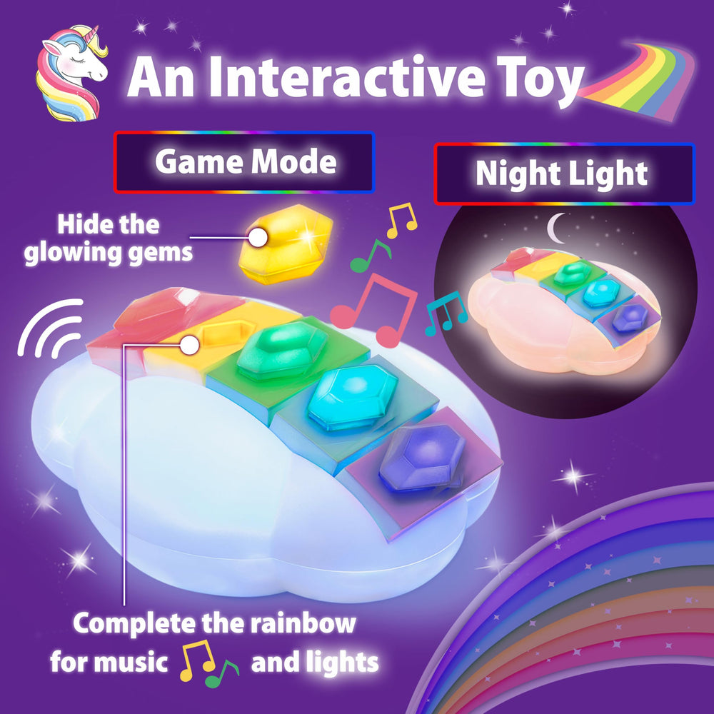 Starlux Games Protectors of the Rainbow: glowing cloud base lighting up music-friendly moments.