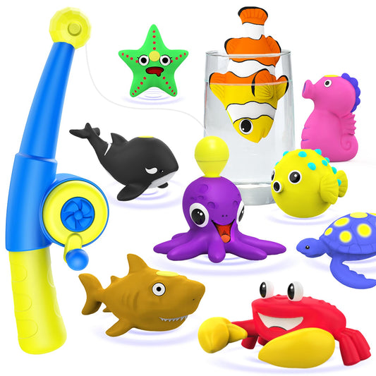 Staroud color changing sea creatures bath toys glow in warm water for engaging play