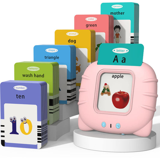Startcan Talking Flash Cards cover showing a vibrant 255-card set for early learning.