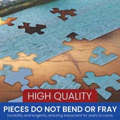 Steadfast Selections religious puzzle set offers relaxing, faith-oriented pastime.