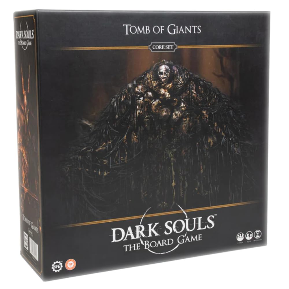 Steamforged Dark Souls Tomb of Giants core box art: epic adventure in Lordran