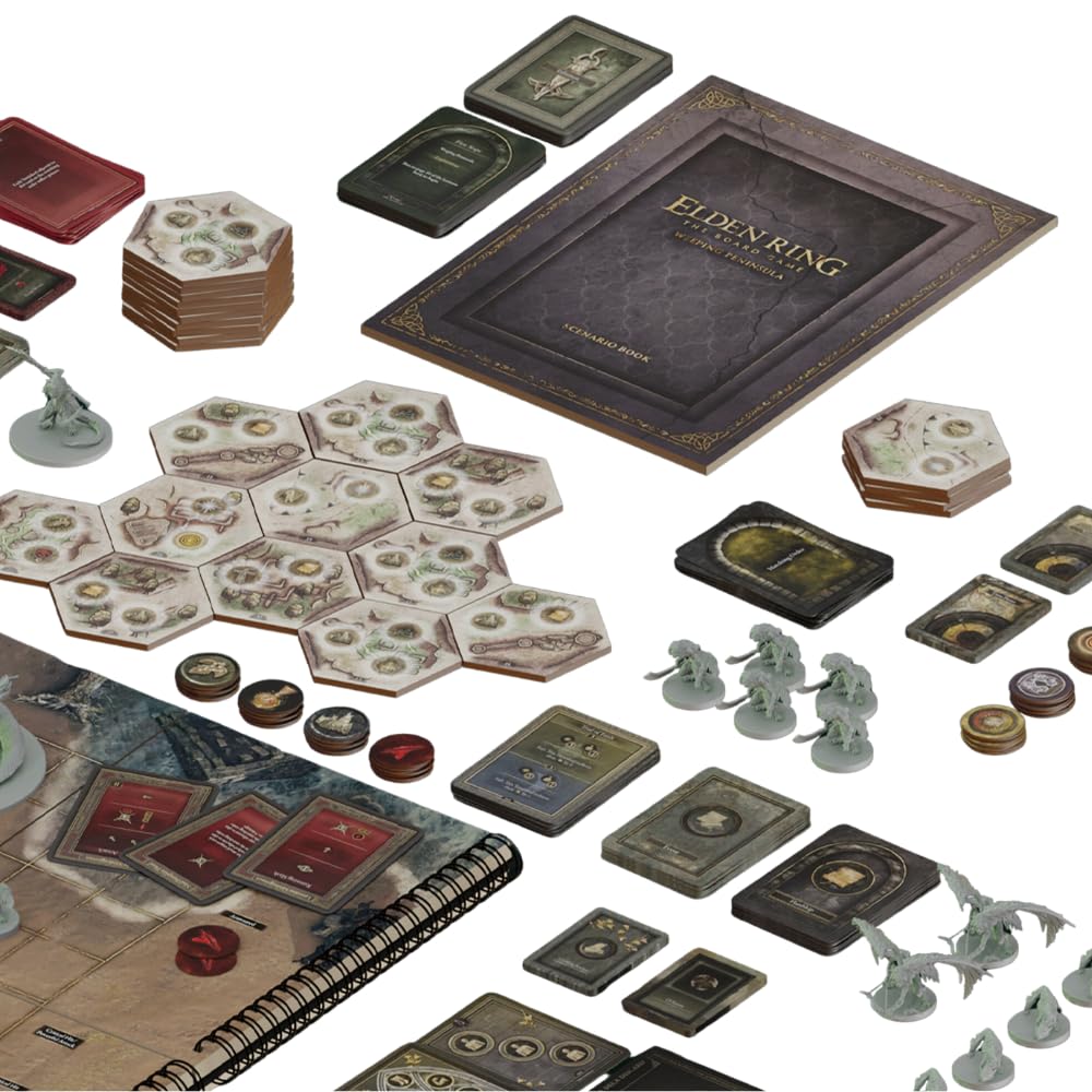 Steamforged Elden Ring Weeping Peninsula detailed miniatures for immersive battles