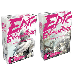 Steamforged Epic Encounters Caverns Frost Giant miniatures for immersive frost boss encounters.