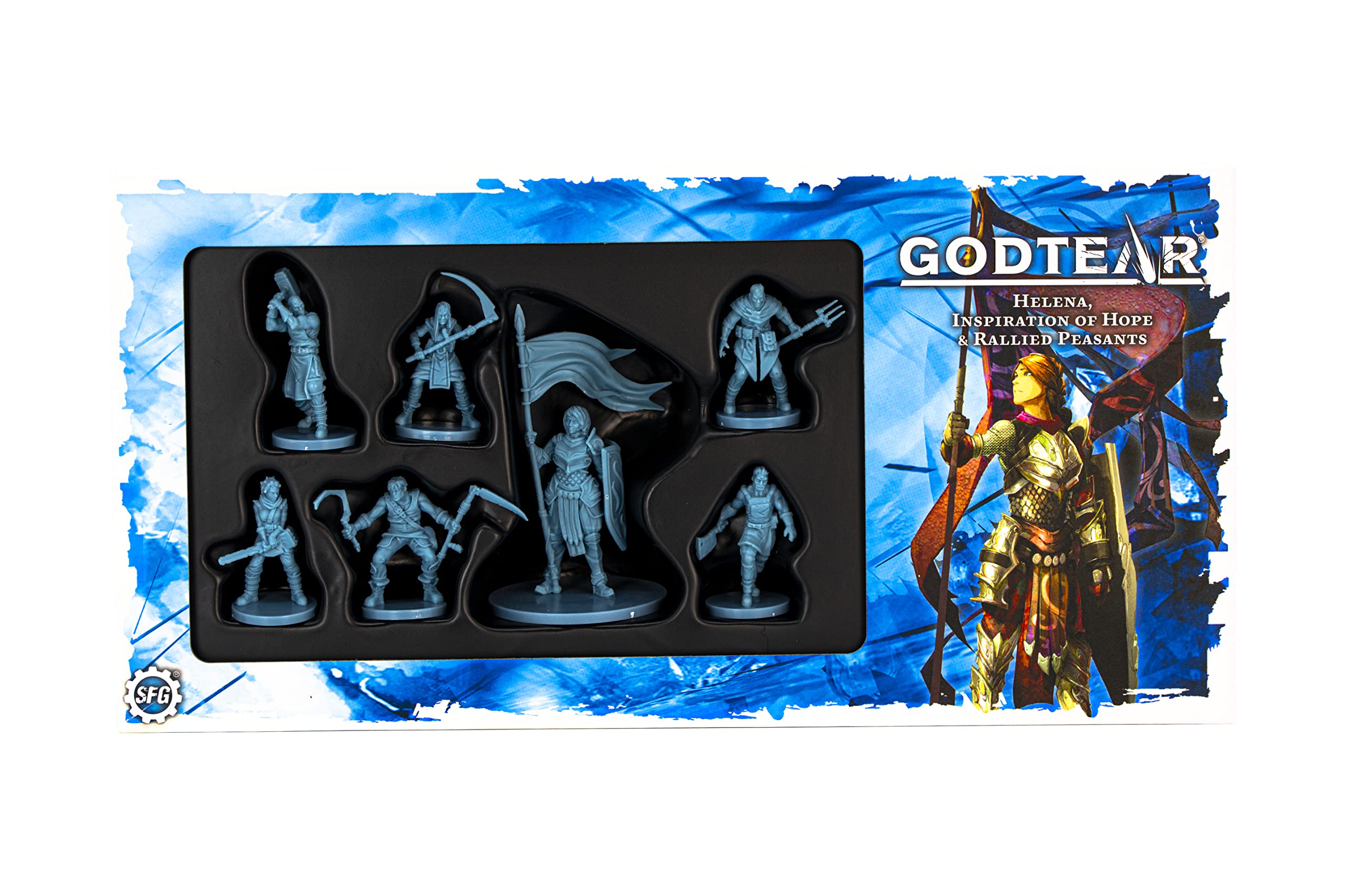 Steamforged Games Helena miniature in inspiration-hope pose for immersive battlefield storytelling