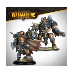 Steamforged Games Warmachine Magnus and Invictus action shot, ideal for epic tabletop battles.