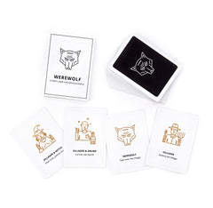 Stellar Factory Werewolf game components arranged for quick setup and smooth rounds