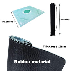 StellarOcean Mahjong mat easy care; air out to remove odor and avoid sun.