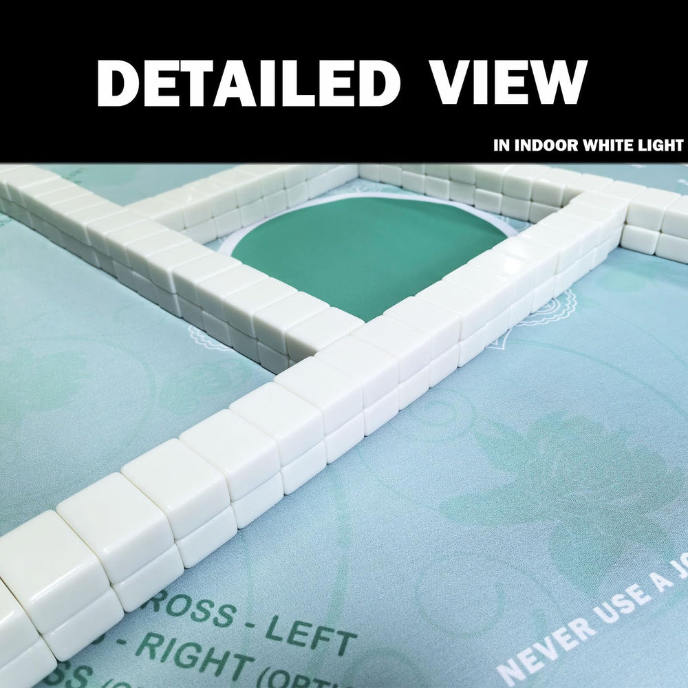 StellarOcean Mahjong mat noise reduction backing helps quieter tile shuffles.