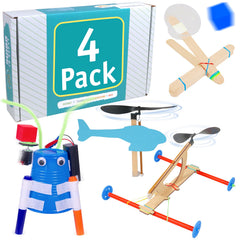 STEM Inventions rubber band helicopter in action for hands-on learning