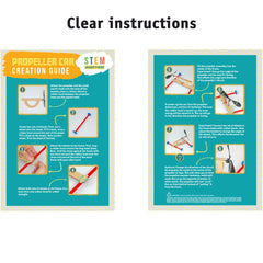 STEM Inventions adjustable wheel angle demo highlights how design affects movement.