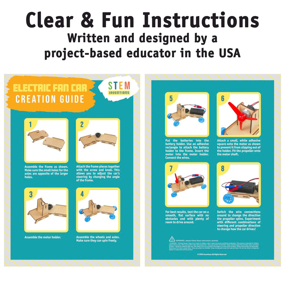 STEM Inventions Propeller Car Kit ideal for ages eight and up