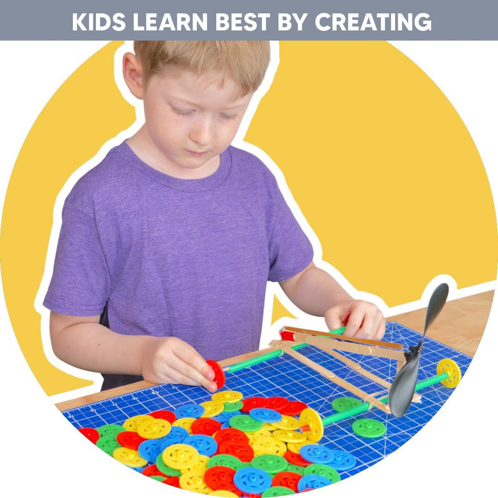 STEM Inventions wheels support hands-on motion and design exploration in STEM lessons.