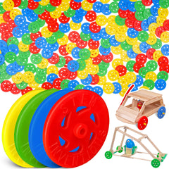 STEM Inventions toy wheels 1.36-inch pack for quick model car builds.