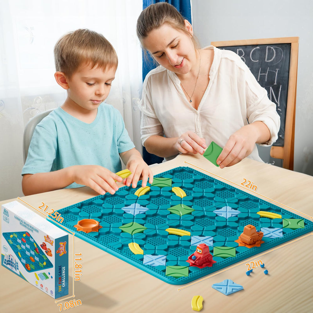 STEM MATCH family game night activity encourages collaboration and shared problem solving.