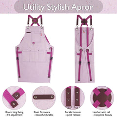 Stenffy Kids Art Apron gardening focus shields clothes during gardening tasks.