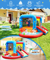 Step4Fun 370W blower enables continuous inflation for uninterrupted fun.