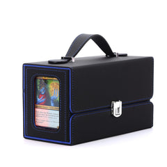 Stepane 3-in-1 Card Storage Box holds two decks and a dice tray.