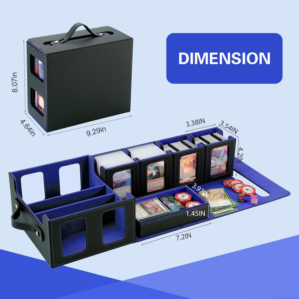 Stepane dice box storing tokens and counters during play.
