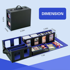 Stepane dice box storing tokens and counters during play.