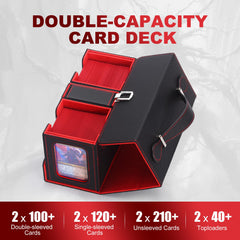Stepane Commander Deck Box magnetic closure ensures secure transport during travel.