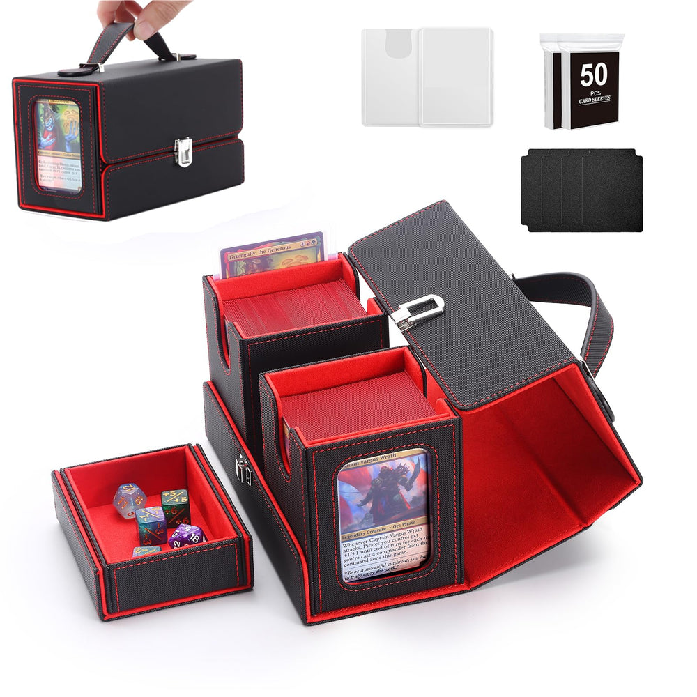 Stepane Commander Deck Box main view shows compact protection for MTG cards on the go.