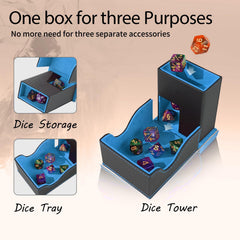 Stepane Dice Tray Smart Groove enables quick access and tidy dice.