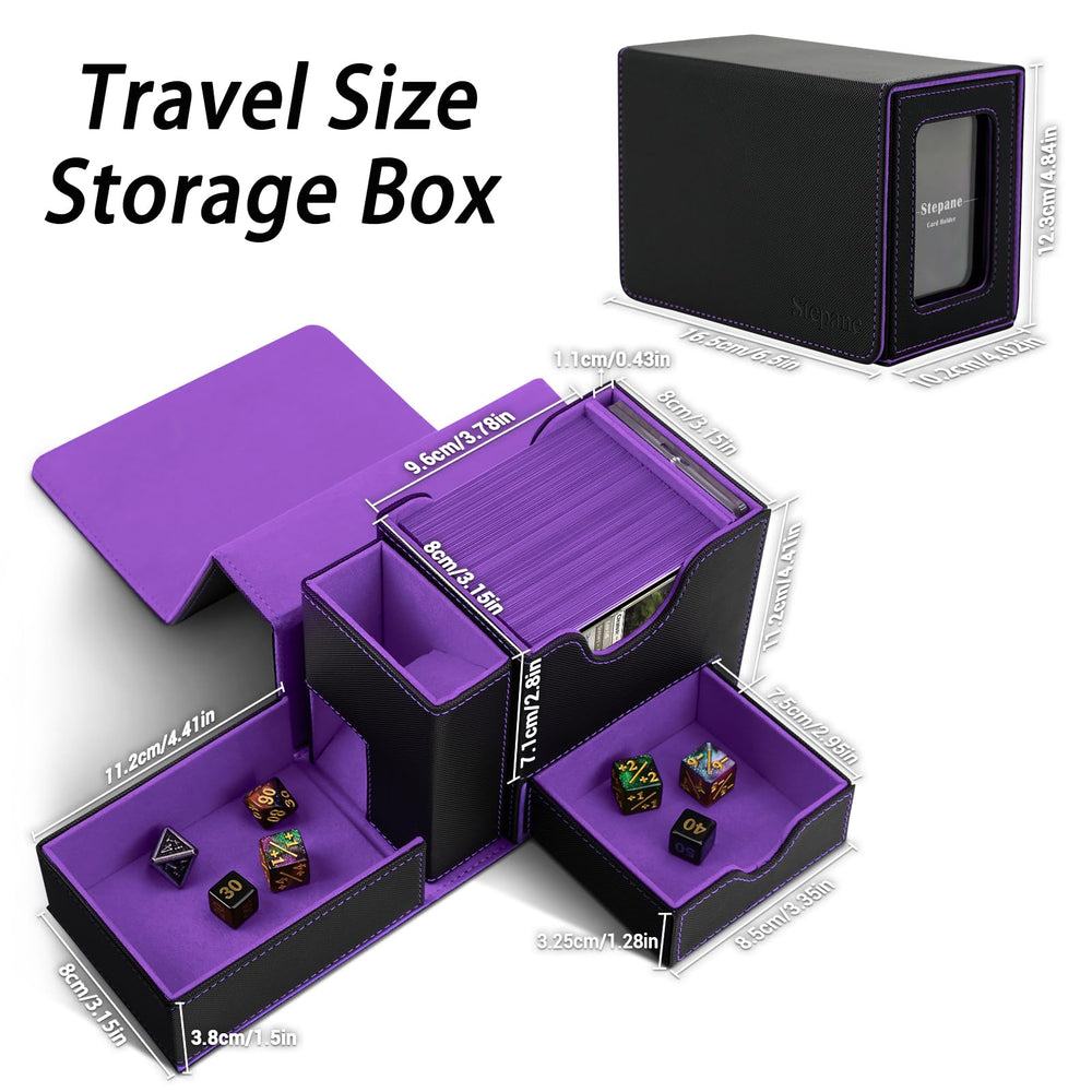 Stepane crystal 35pt magnetic card holder enhances display and access.