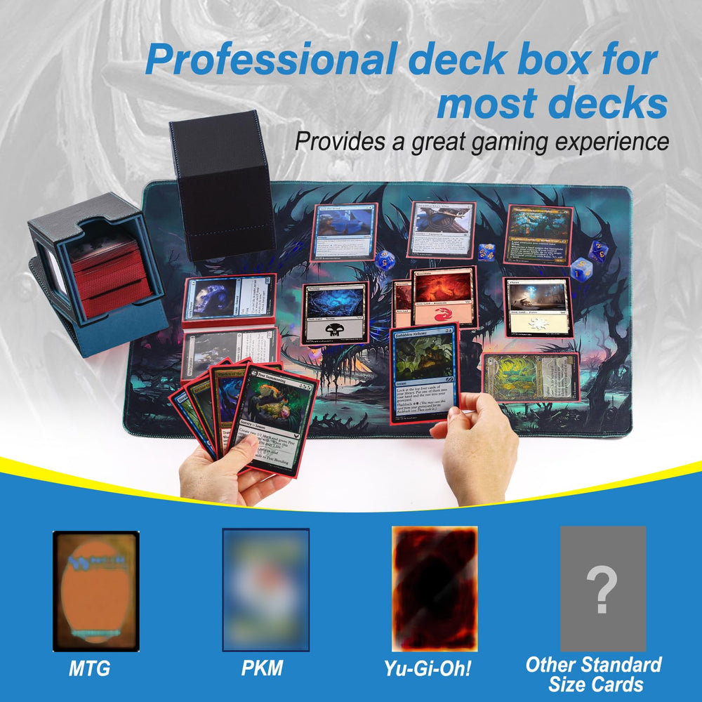 Stepane deck box includes two toploaders to safeguard cards during transport