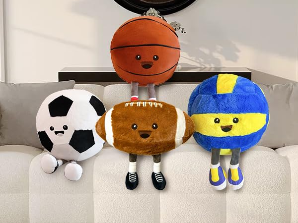 Stepxi volleyball plush ships vacuum sealed, ready to fluff