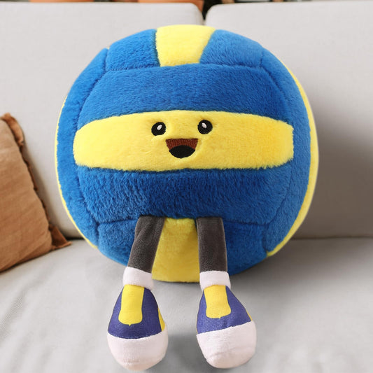 Stepxi volleyball plush pillow with soft fabric for cozy cuddling