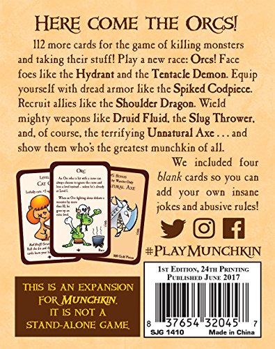 Steve Jackson Games Munchkin 2: Unnatural Axe Spiked Codpiece armor sparks bold combos