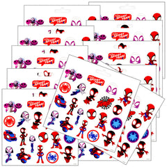 Stickerland Spidey sticker sheet ideal for reward charts and crafts.