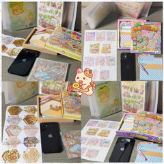Sticker Therapy blank scene cards for creative 3D sticker arranging